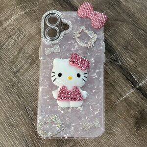 Hello Kitty Crystal Embellished Phone Case